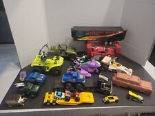 LOTE DE BRINQUEDOS 80S 90S INDY CARRO MOTOCICLETA JIPE CAMINHÃO SEMI REBOQUE HOT WHEELS BICICLETA SUJEIRA comprar usado  Enviando para Brazil