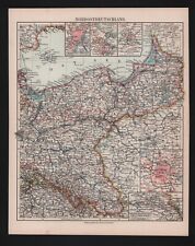 Landkarte map 1909 gebraucht kaufen  Leipzig