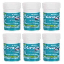 Tablet mastigável Gavi-scon Advance perfeito estado 60ct – 6 PACOTES, usado comprar usado  Enviando para Brazil