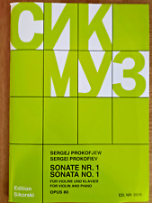 Serge prokofiev sonata d'occasion  Sauzet