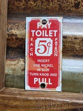 Vintage pay toilet for sale  Shavertown
