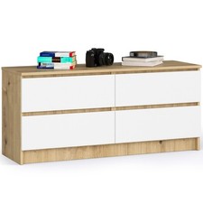 AKORD KOMODA K120 4SZ CLP DĄB ARTISAN / BIAŁY na sprzedaż  PL