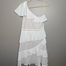 Usado, Vestido Adelyn Rae Trixie - Branco Um Ombro Novo com etiquetas Tamanho Grande comprar usado Usado, Vestido Adelyn Rae Trixie - Branco Um Ombro Novo com etiquetas Tamanho Grande comprar usado  Enviando para Brazil