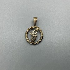9ct gold initial for sale  STOKE-ON-TRENT