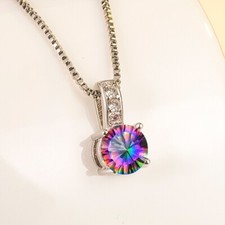 Rainbow crystal pendant for sale  BARNSLEY