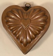 Copper mold heart for sale  Port Angeles