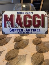 Maggi enamel plaque d'occasion  Expédié en Belgium