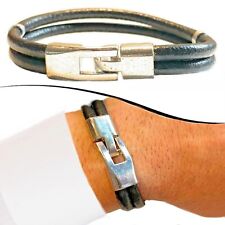Bracciale pelle uomo usato  Scandicci