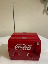 Mini refrigerador vintage Coca-Cola rádio-funciona-precisa de baterias comprar usado  Enviando para Brazil