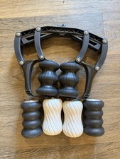 Rolo de massagem Roll Recovery R8 tecido profundo preto carbono com TODOS os acessórios comprar usado  Enviando para Brazil