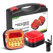 Luzes de reboque sem fio, 2 opções de montagem luz de reboque magnética para reboque comprar usado  Enviando para Brazil