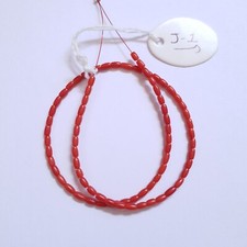 Sin Teñir Natural Italiano Rojo Coral Tambor Barril Forma Tratar Mar Cuentas 12", usado comprar usado  Enviando para Brazil