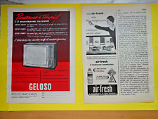 Pubblicità advertising 1960 usato  Italia
