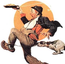 Norman rockwell fleeing for sale  Hudson