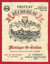 Bo32etiquette label bordeaux d'occasion  Albertville