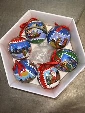 6pc christmas pottery for sale  West Hempstead