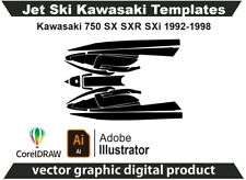 Modelos de jet ski Kawasaki 750 SX SXR SXi 92-98 arquivo Ai Cdr pronto para design J3, usado comprar usado  Enviando para Brazil
