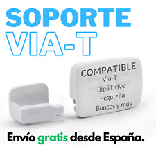 Soporte Sujeción Telepeaje Via-T Cristal Coche Camión Teletac Peaje Pinza ViaT comprar usado  Enviando para Brazil