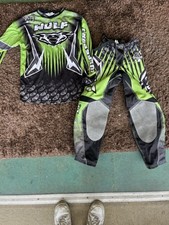Wolf motocross gear for sale  SUDBURY
