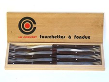 Set creuset fonduegabeln gebraucht kaufen  Hamburg