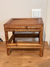 Antique bamboo stool d'occasion  Expédié en Belgium