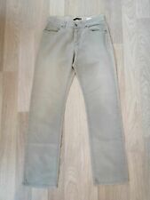 Pantalon beige coton d'occasion  Bourg-de-Thizy
