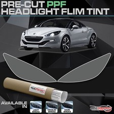 Wstępnie wycięty zestaw przyciemniania reflektorów do Peugeot RCZ Smoked TPU PPF Self-Healing, używany na sprzedaż  Wysyłka do Poland