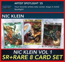 NIC KLEIN VOL 1 ARTISTA SPOTLIGHT SR+RARO CONJUNTO DE 8 CARTAS-TOPPS MARVEL COLLECT comprar usado  Enviando para Brazil