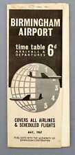 Birmingham airport timetable for sale  BRIGHTON