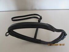 Black leather noseband for sale  SWINDON