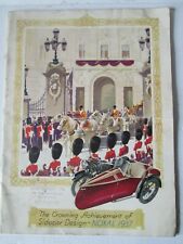 Noxal sidecar brochure for sale  BADMINTON