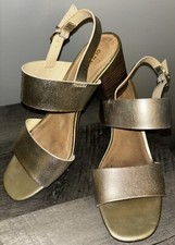 Woman gold strappy for sale  Muskegon