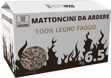 Mattoncini ardere 6.5kg usato  Roma