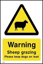 Warning sheep grazing for sale  WARE