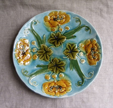 Ancienne assiette barbotine d'occasion  Gandelu