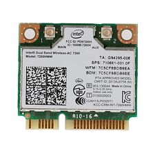 Placa Intel Dual Band Wireless-AC 7260HMW Mini PCI-E BT4.0 para HP SPS 710661-001, usado comprar usado  Enviando para Brazil