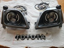 Usado, Conjunto de faróis Toyota Land Cruiser Prado 120 Series cinza grade led logotipo comprar usado Usado, Conjunto de faróis Toyota Land Cruiser Prado 120 Series cinza grade led logotipo comprar usado  Enviando para Brazil