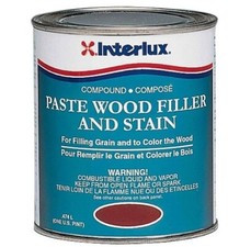 Pasta Interlux enchimento de madeira e mancha 42 marrom mogno 1 pinta nova na caixa comprar usado  Enviando para Brazil