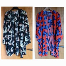 Two floral kimono for sale  FALKIRK