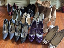 Lote de 12 botas de salto femininas tamanho 8.5 -9.5 todas do mesmo proprietário. All Fit Her comprar usado  Enviando para Brazil