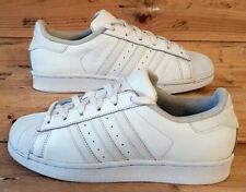 Tênis Adidas Superstar base couro UK5/US5.5/EU38 B236641 branco triplo comprar usado  Enviando para Brazil