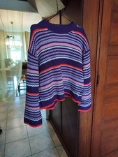 Pull sweatshirt violet d'occasion  Chaumont