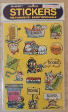 Vintage Scrapbook Hanson White Mark 1 Celebrity Roger name stickers 1984 sealed , usado comprar usado  Enviando para Brazil