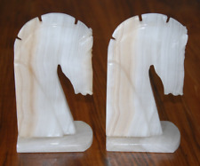 Buchstützen marmor pferdekopf gebraucht kaufen  Seeheim-Jugenheim