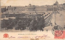 Cpa bruxelles jardin d'occasion  Claira