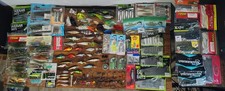 Lote enorme de equipamento de pesca para robalo - iscas duras, iscas macias, terminal, tungstênio, mais comprar usado  Enviando para Brazil