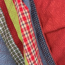 Vtg madras patchwork for sale  Katy