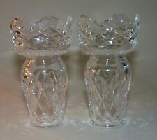 2 xícaras de vela lustre Avoca assinado por Waterford, par, 4 3/8" de altura, perfeito. comprar usado  Enviando para Brazil