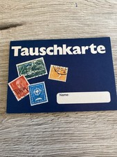 Alte tauschkarte briefmarken gebraucht kaufen Alte tauschkarte briefmarken gebraucht kaufen  Beulich, Halsenbach, Nörtershausen