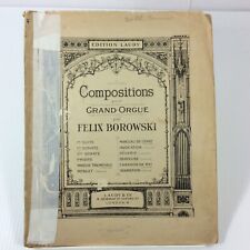 Partituras de música vintage Laudy 1070 Composições órgão Felix Borowski 1904 comprar usado  Enviando para Brazil